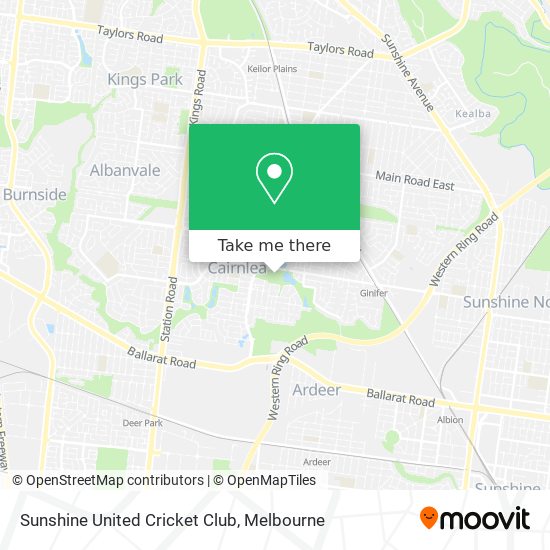 Mapa Sunshine United Cricket Club