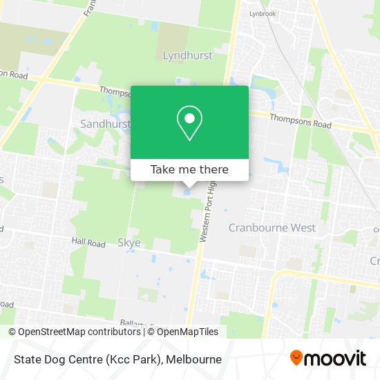 State Dog Centre (Kcc Park) map