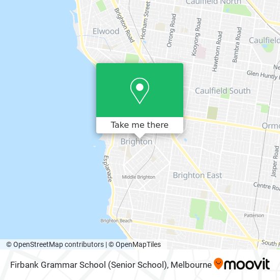 Mapa Firbank Grammar School (Senior School)