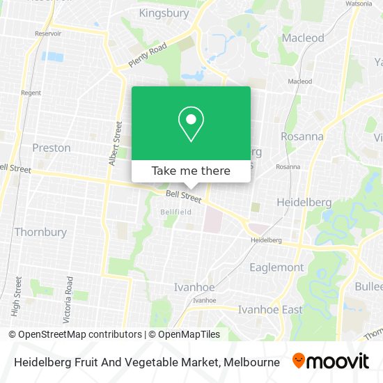 Heidelberg Fruit And Vegetable Market map
