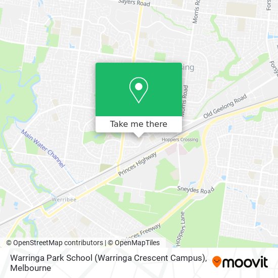 Warringa Park School (Warringa Crescent Campus) map