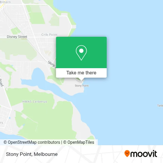 Mapa Stony Point