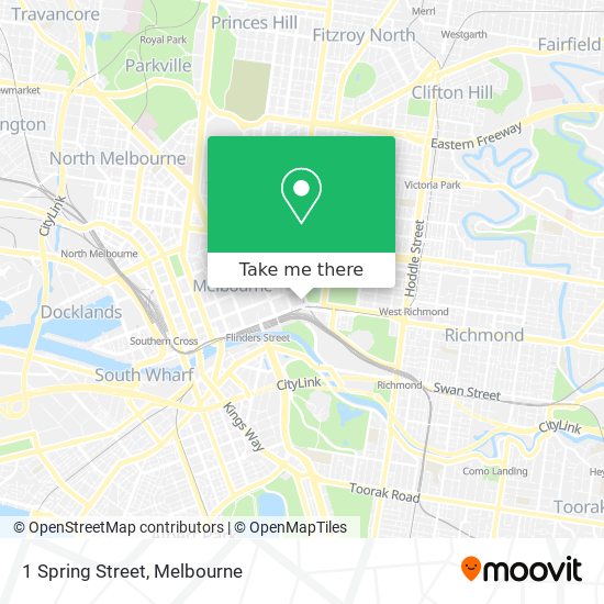 1 Spring Street map
