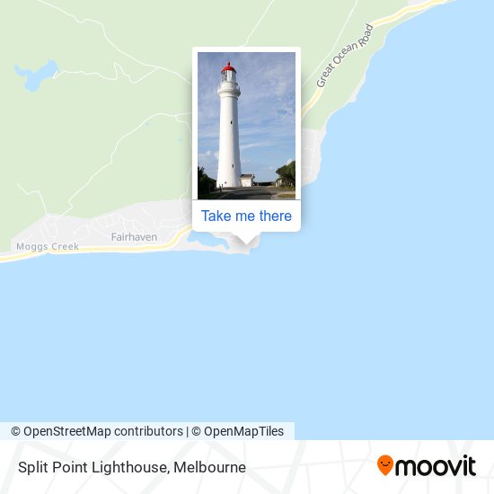 Split Point Lighthouse map