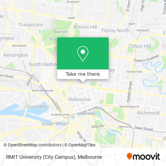 Mapa RMIT University (City Campus)