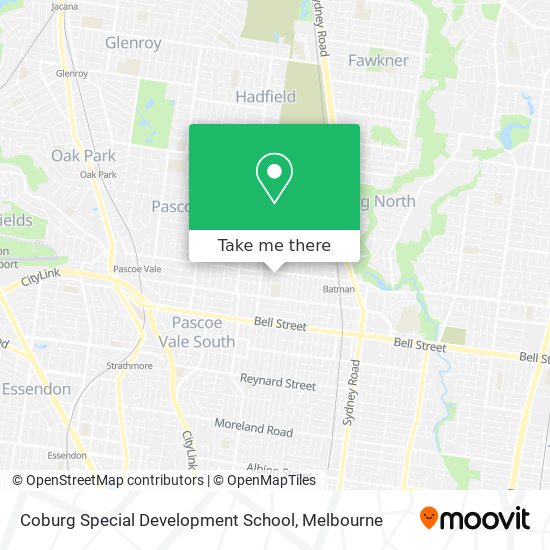 Mapa Coburg Special Development School