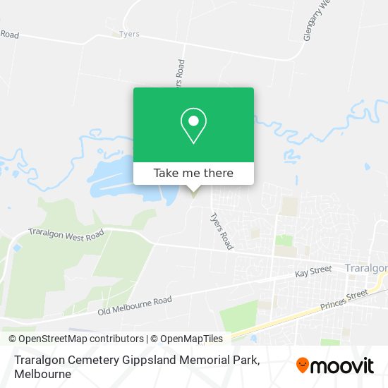 Traralgon Cemetery Gippsland Memorial Park map