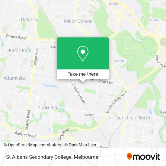 St Albans Secondary College map