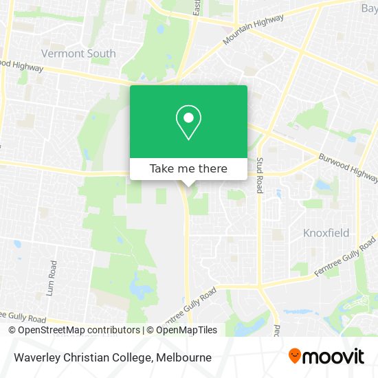 Waverley Christian College map