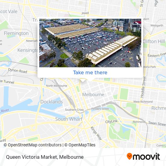 Queen Victoria Market map