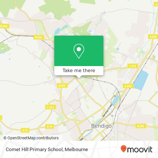 Mapa Comet Hill Primary School