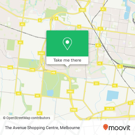 The Avenue Shopping Centre map