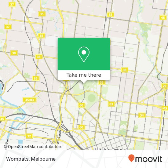 Wombats map