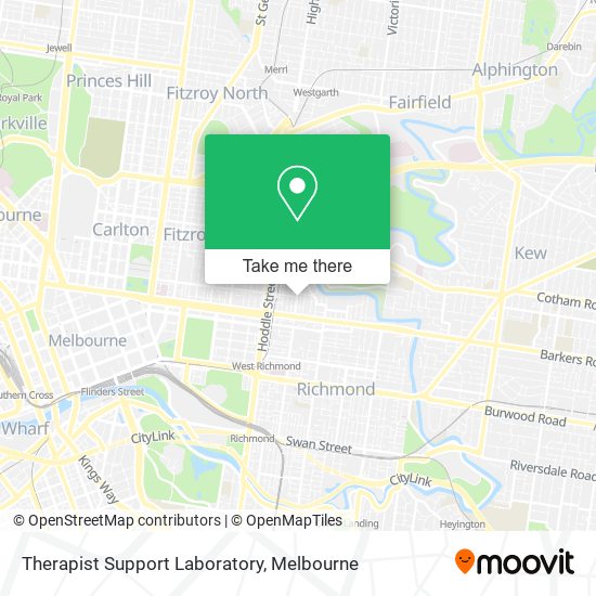 Therapist Support Laboratory map