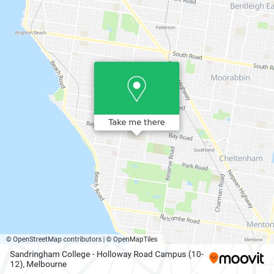 Sandringham College - Holloway Road Campus (10-12) map