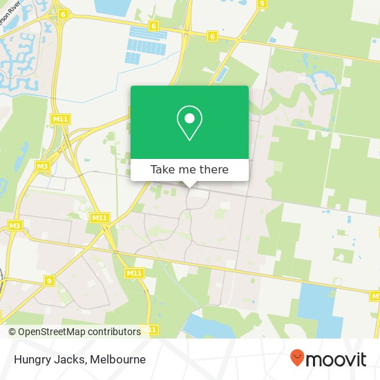 Hungry Jacks map