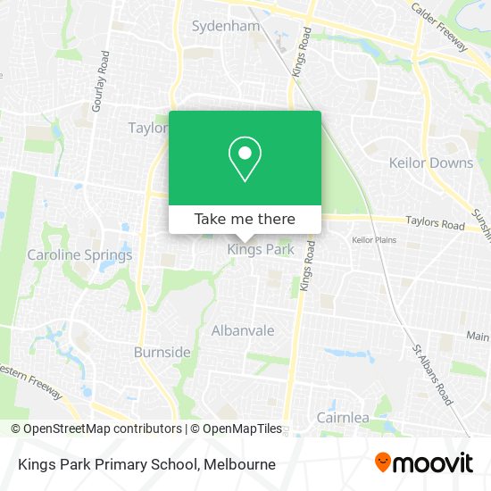 Mapa Kings Park Primary School