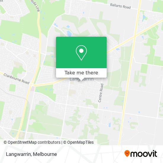 Langwarrin map