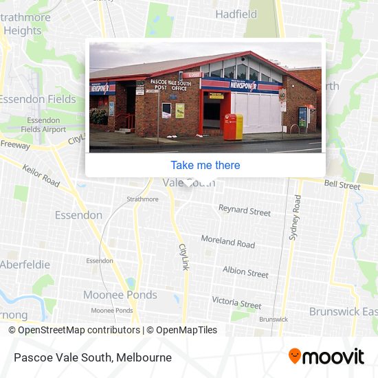 Pascoe Vale South map