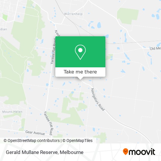 Mapa Gerald Mullane Reserve