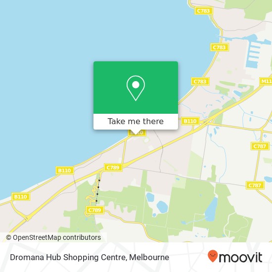 Dromana Hub Shopping Centre map