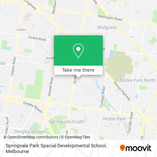 Springvale Park Special Developmental School map