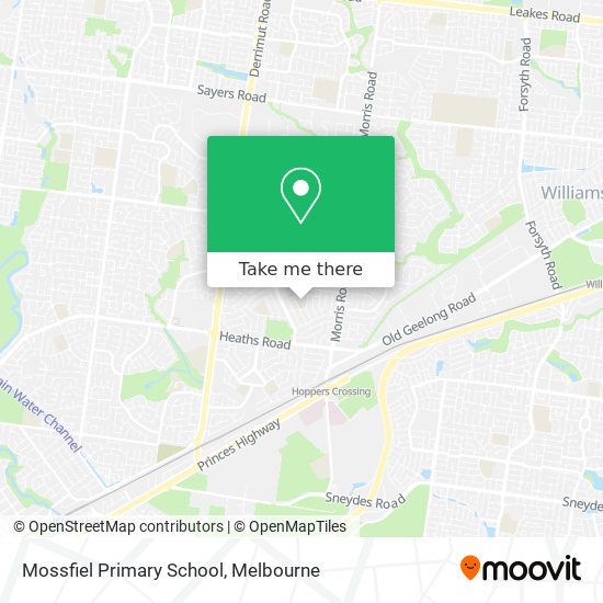 Mossfiel Primary School map
