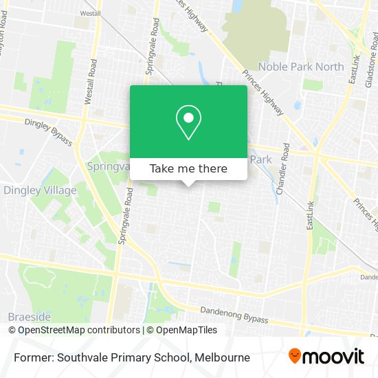 Former: Southvale Primary School map