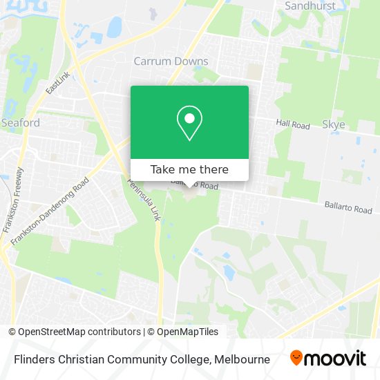 Flinders Christian Community College map