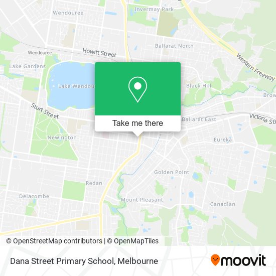 Dana Street Primary School map