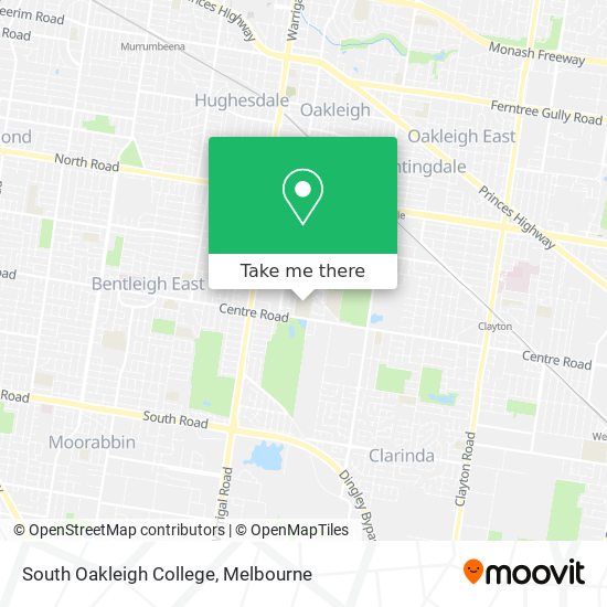 South Oakleigh College map