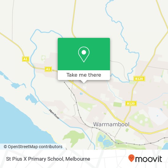 St Pius X Primary School map