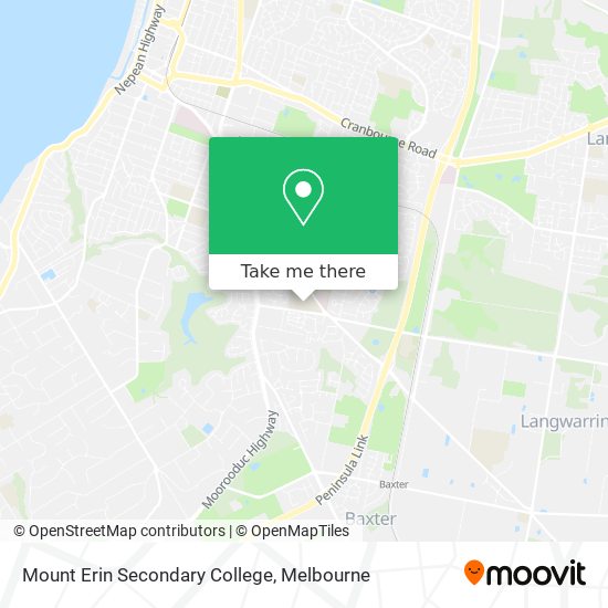 Mount Erin Secondary College map