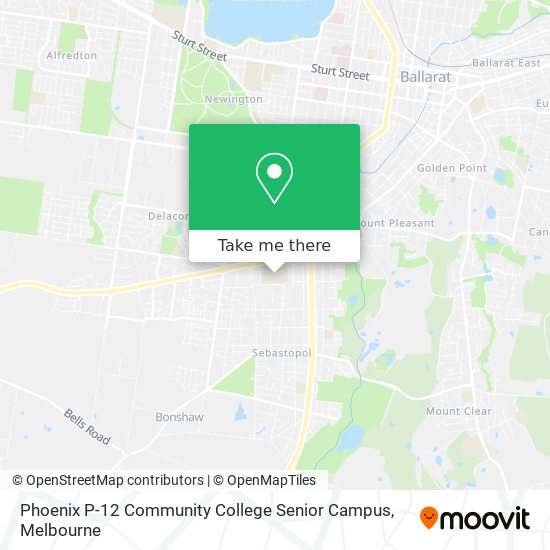 Phoenix P-12 Community College Senior Campus map