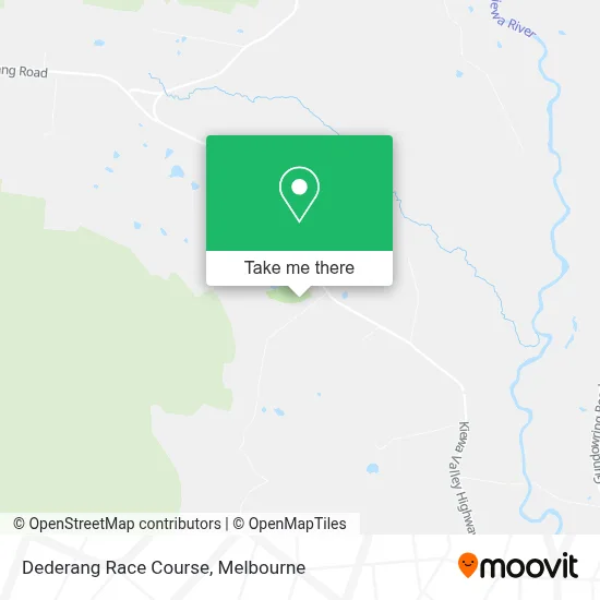 Mapa Dederang Race Course