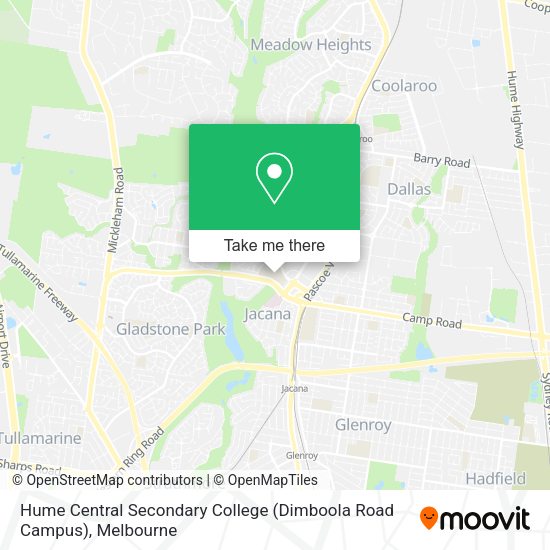 Hume Central Secondary College (Dimboola Road Campus) map