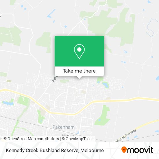 Kennedy Creek Bushland Reserve map