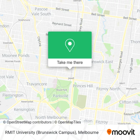 RMIT University (Brunswick Campus) map