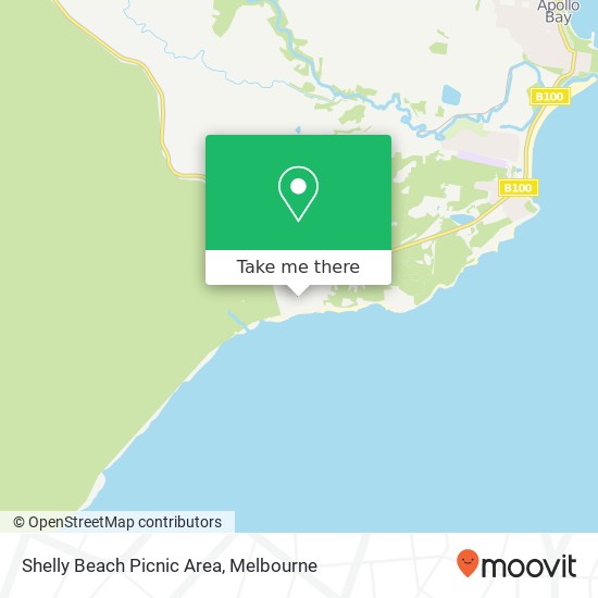 Shelly Beach Picnic Area map