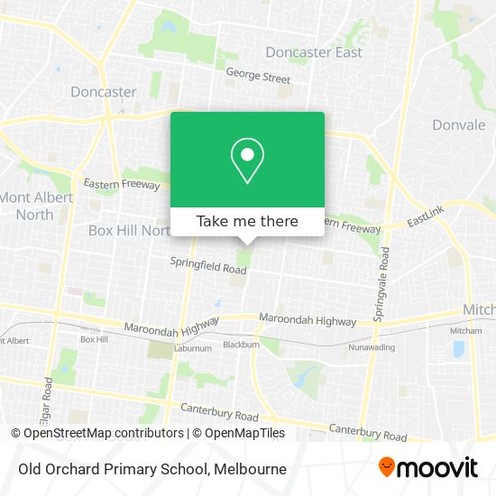 Old Orchard Primary School map