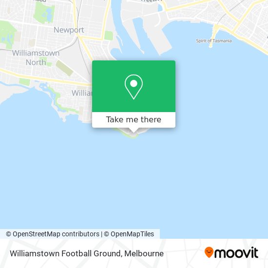 Williamstown Football Ground map