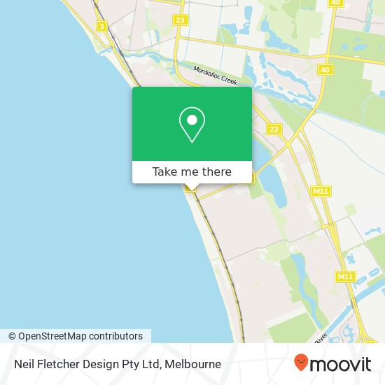 Mapa Neil Fletcher Design Pty Ltd