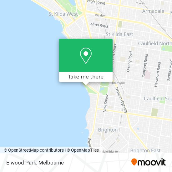 Elwood Park map