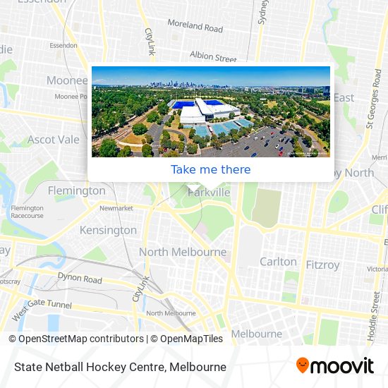 State Netball Hockey Centre map