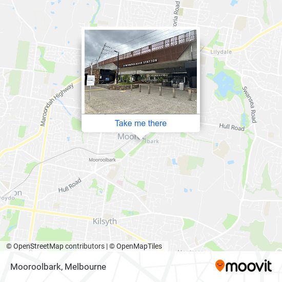 Mapa Mooroolbark