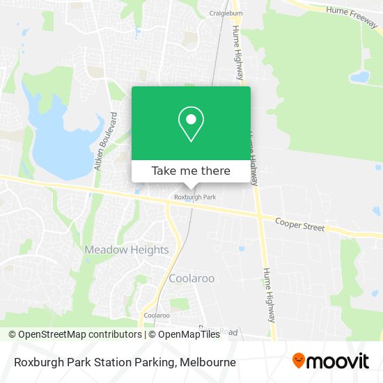 Mapa Roxburgh Park Station Parking