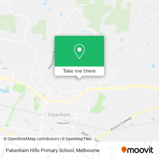 Pakenham Hills Primary School map