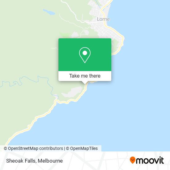 Sheoak Falls map