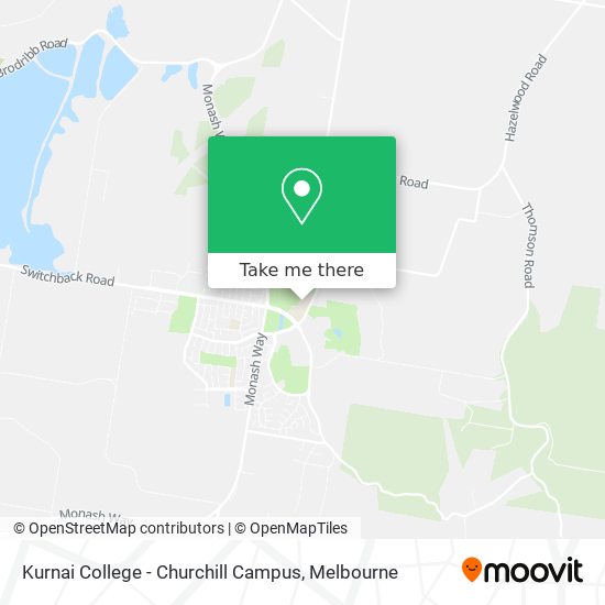 Kurnai College - Churchill Campus map