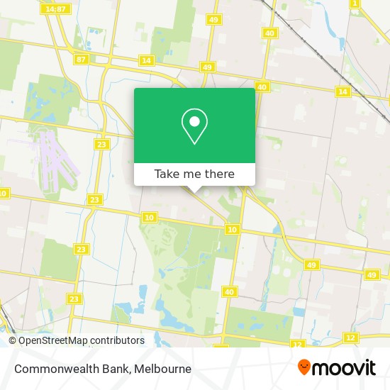 Commonwealth Bank map